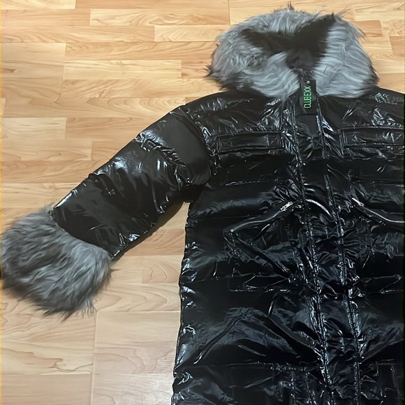 ‼️NWT‼️Rare‼️Dolls Kill X Club Exx Mountain Time Parka Puffer Coat X Small - Picture 4 of 7